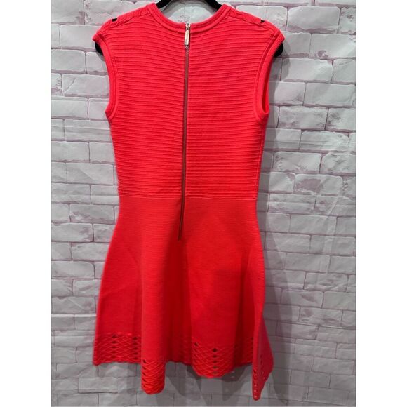 Ted Baker London Jacquard Panel Skater Dress size medium/8 Ted size 3 - Picture 7 of 11